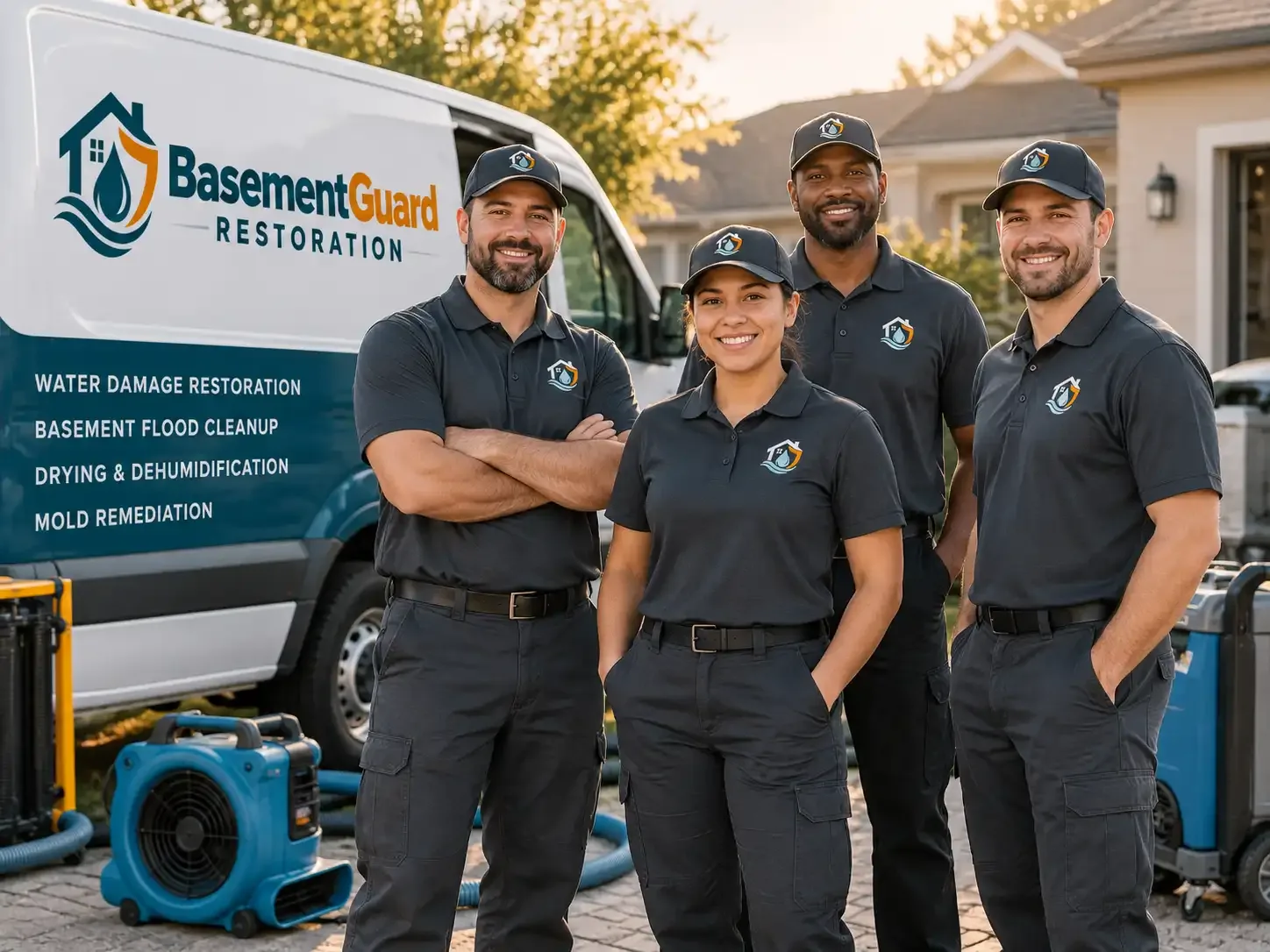 Basement Water Damage Restoration company in Ferney, SD